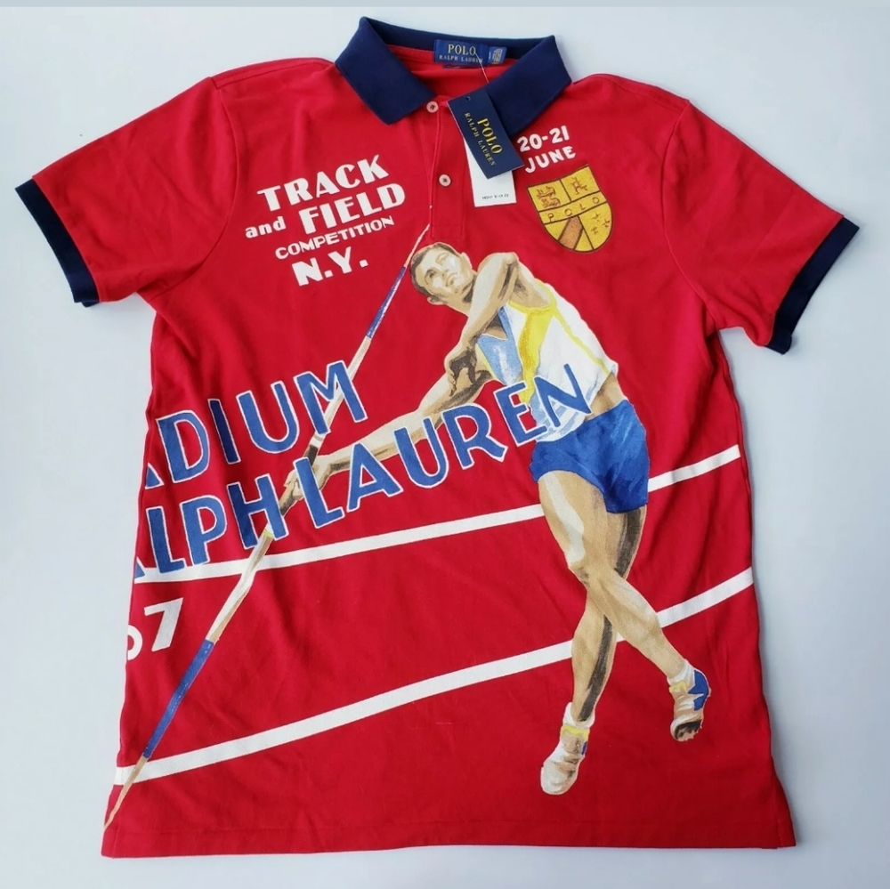 Polo Ralph Lauren Track Firld Olympic Polo Large L
